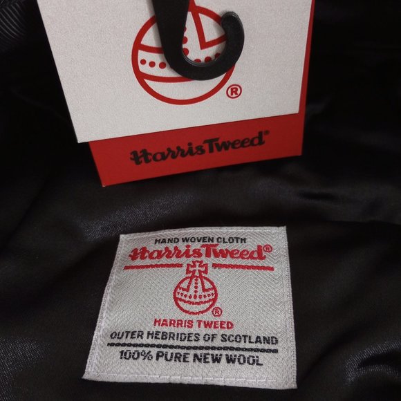 PEAKY BLINDERS Hartside Harris Tweed® Arran 8pc Cap HS15 BLACK - PICK SIZE - Picture 11 of 12